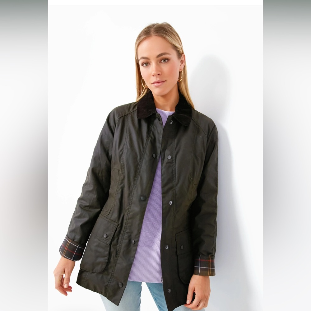 Barbour - Classic Beadnell Wax Jacket - Olive - Picture 2 of 9